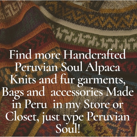 Peruvian Soul Alpaca Fur Clutch Crossbody Bag Tan Gold Chain Soft handmade zip - Picture 11 of 13